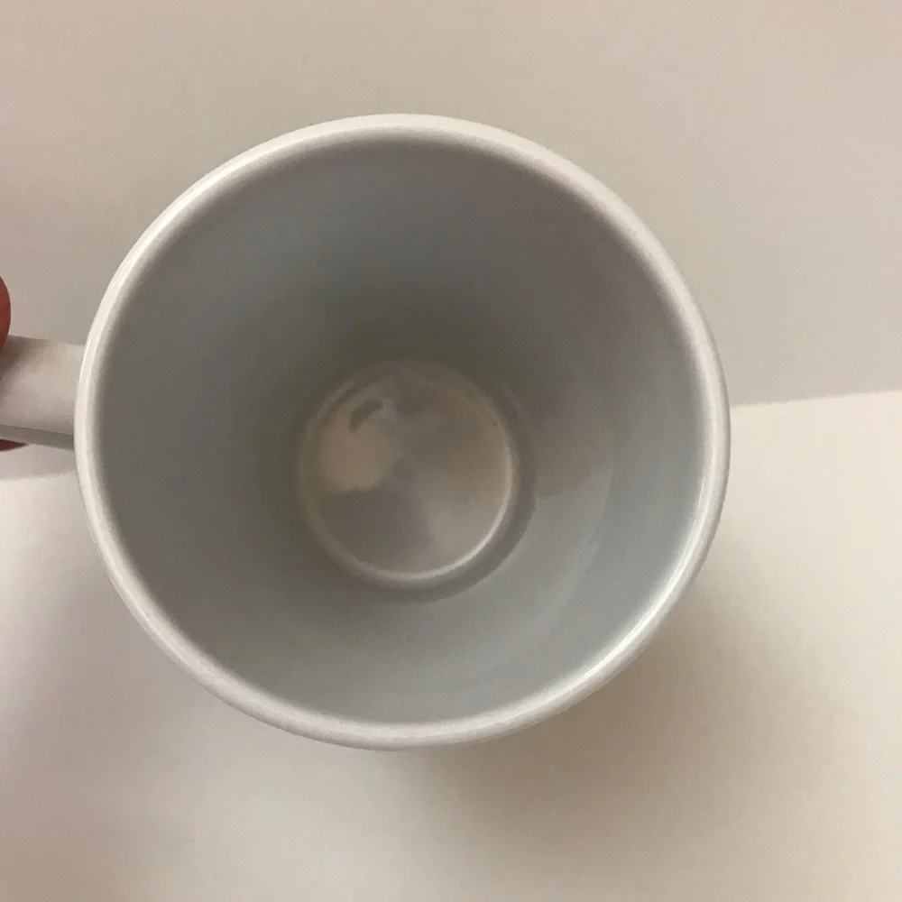 Dog Lovers Tall Coffee Tea Mug Stay Pawsitive 16oz Double Sided Graphics Office